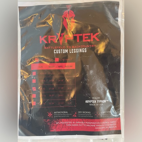 Kryptek high waist legging - size medium (full length) NWT Typhon - Picture 2 of 3